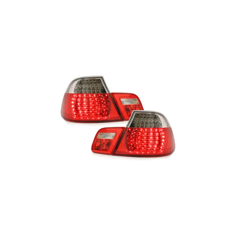 Feux arrière à LED BMW E46 Coupé 98-03  rouge/cristal 4-Portes