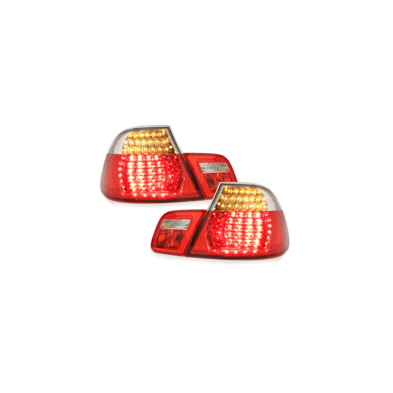 Feux arrière à LED BMW E46 Coupé 98-03  rouge/cristal 4-Portes