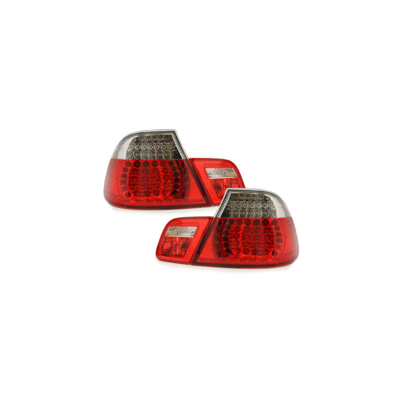 Feux arrière à LED BMW E46 Coupé 98-03  rouge/cristal 4-Portes