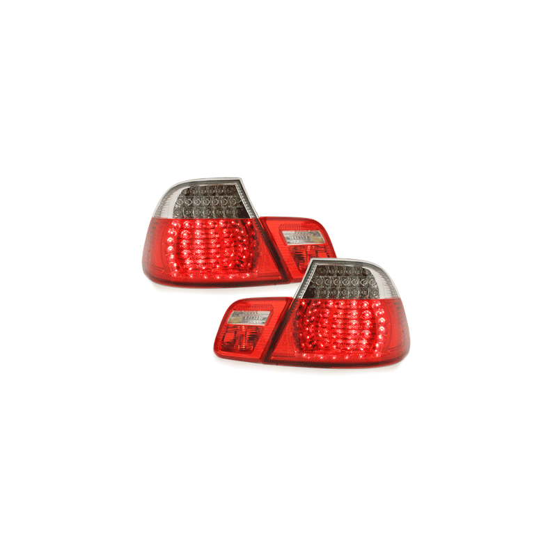 Feux arrière à LED BMW E46 Coupé 98-03  rouge/cristal 4-Portes