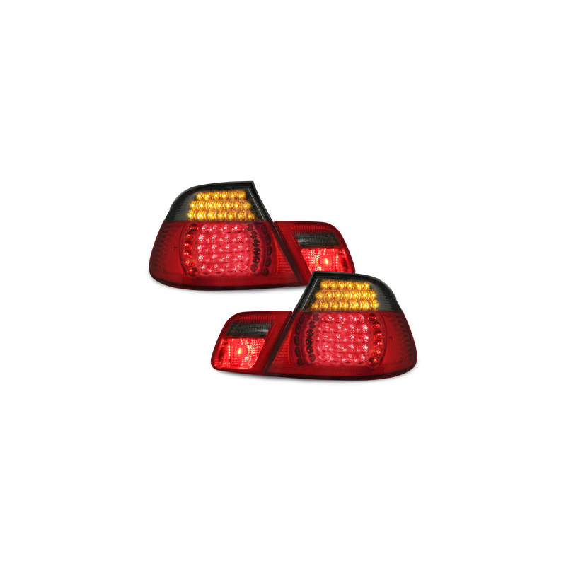 Feux arrière à LED BMW E46 Coupé 98-03  rouge/Fumé 4-Portes