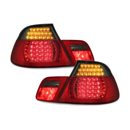 Feux arrière à LED BMW E46 Coupé 98-03  rouge/Fumé 4-Portes