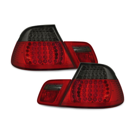 Feux arrière à LED BMW E46 Coupé 98-03  rouge/Fumé 4-Portes