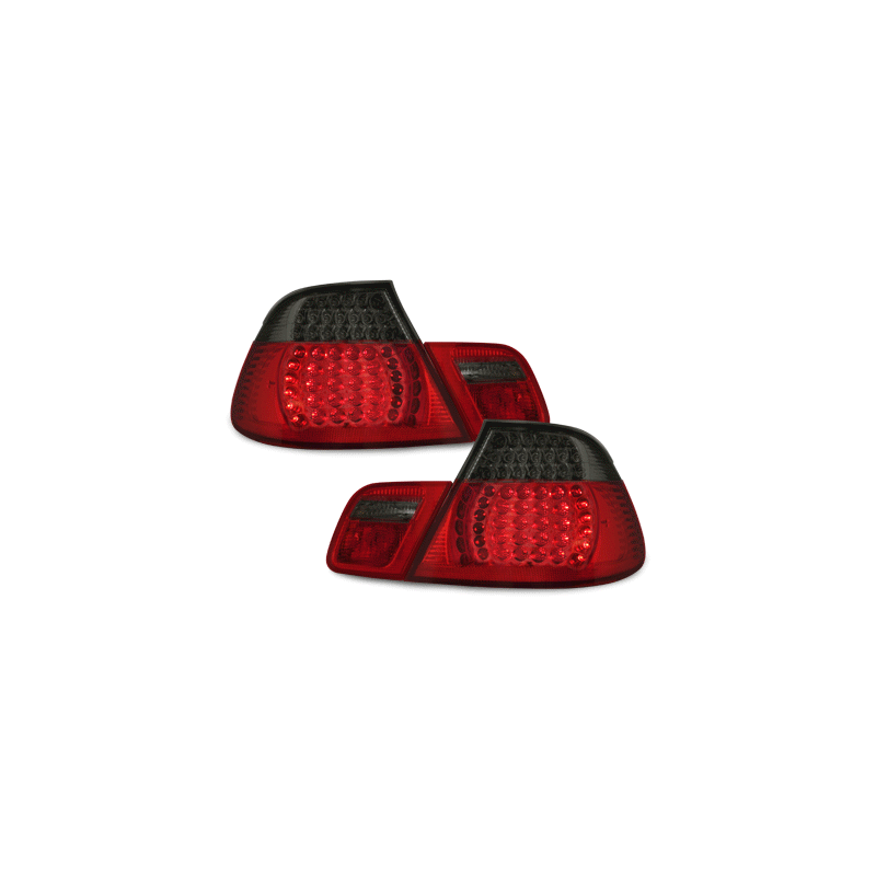 Feux arrière à LED BMW E46 Coupé 98-03  rouge/Fumé 4-Portes