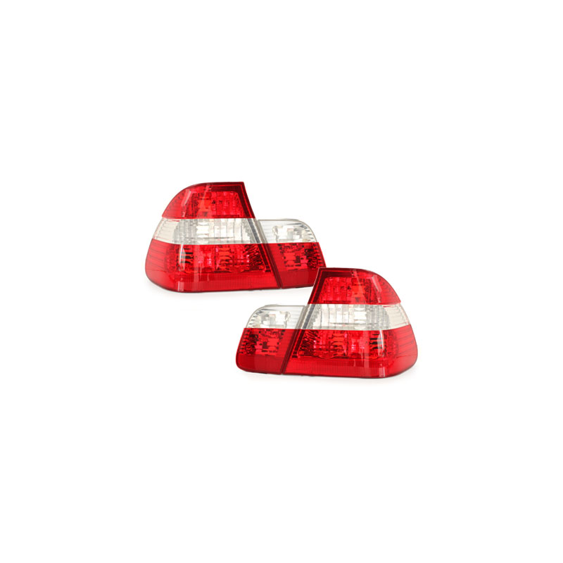Feux arrière BMW E46 Berline  10/01-2/05  rouge/cristal 4-Portes