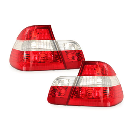 Feux arrière BMW E46 Berline  10/01-2/05  rouge/cristal 4-Portes