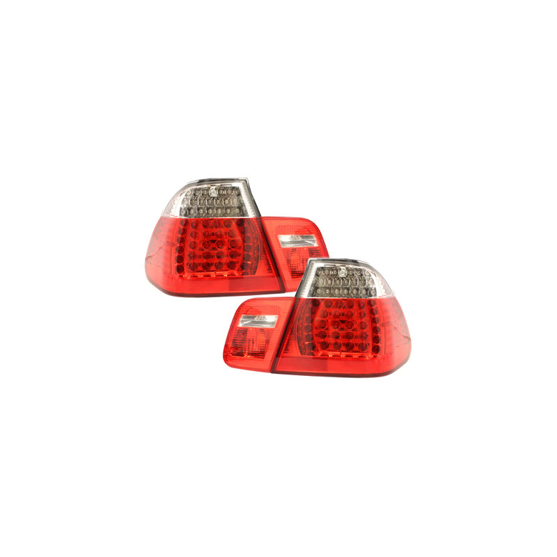 Feux arrière à LED BMW E46 Berline  02-04  rouge/cristal 4-Portes
