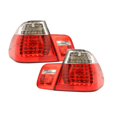 Feux arrière à LED BMW E46 Berline  02-04  rouge/cristal 4-Portes