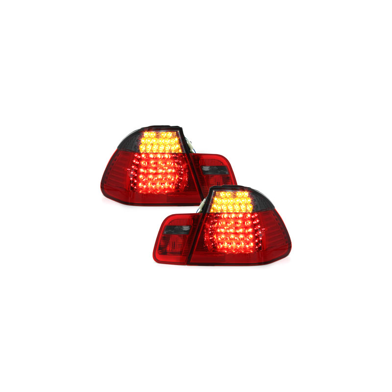 Feux arrière à LED BMW E46 Berline  02-04  rouge/Fumé 4-Portes