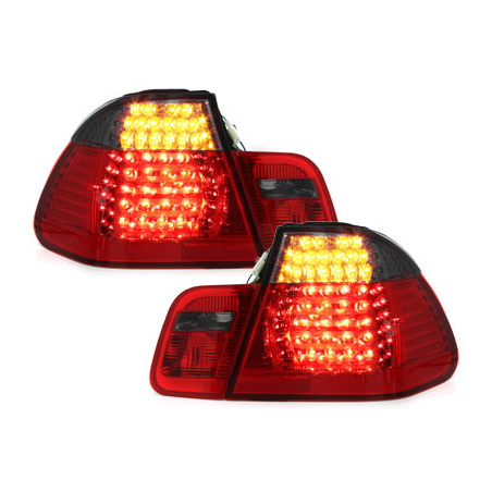 Feux arrière à LED BMW E46 Berline  02-04  rouge/Fumé 4-Portes