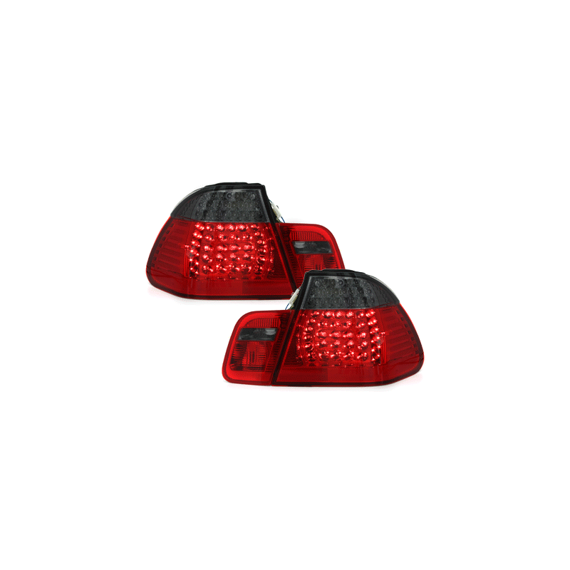 Feux arrière à LED BMW E46 Berline  02-04  rouge/Fumé 4-Portes