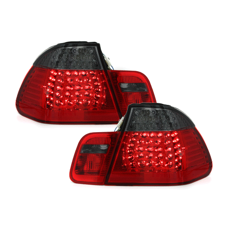 Feux arrière à LED BMW E46 Berline  02-04  rouge/Fumé 4-Portes