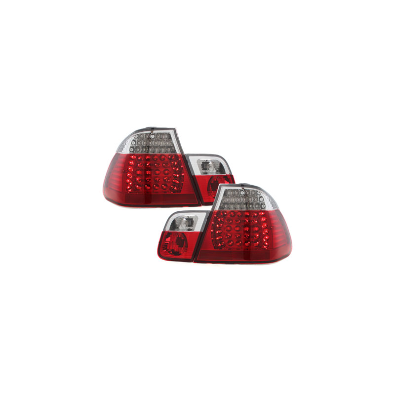 Feux arrière à LED BMW E46 Berline  02-04  rouge/cristal 4-Portes