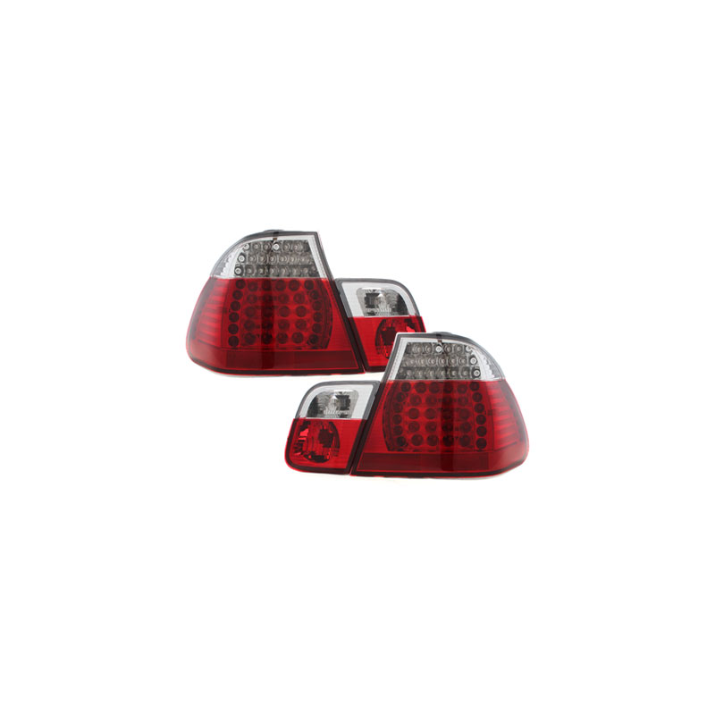 Feux arrière à LED BMW E46 Berline  02-04  rouge/cristal 4-Portes