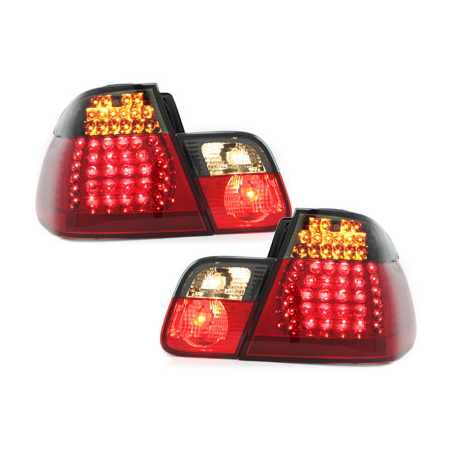 Feux arrière à LED BMW E46 Berline  02-04  rouge/Fumé 4-Portes