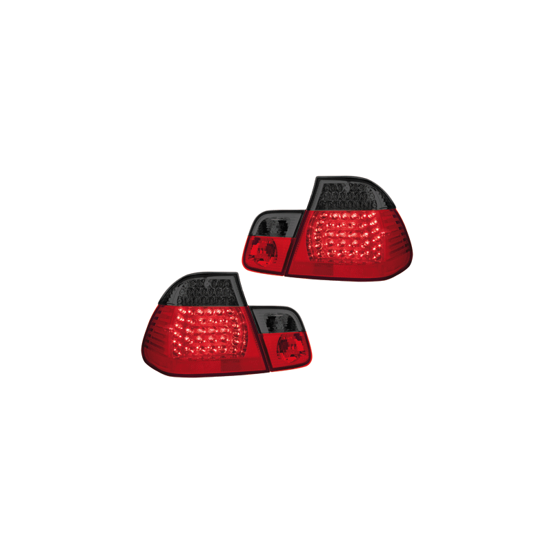 Feux arrière à LED BMW E46 Berline  98-01  rouge/Fumé 4-Portes