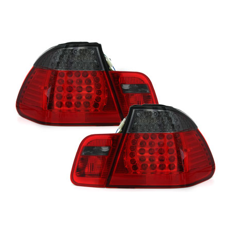 Feux arrière à LED BMW E46 Berline  98-01  rouge/Fumé 4-Portes