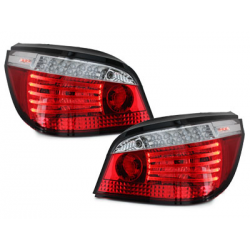 Feux arrière à LED BMW E60 04.03-03.07  rouge/cristal