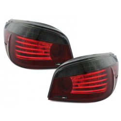 Feux arrière LED BMW E60 04.03-03.07-Rouge/Fumé
