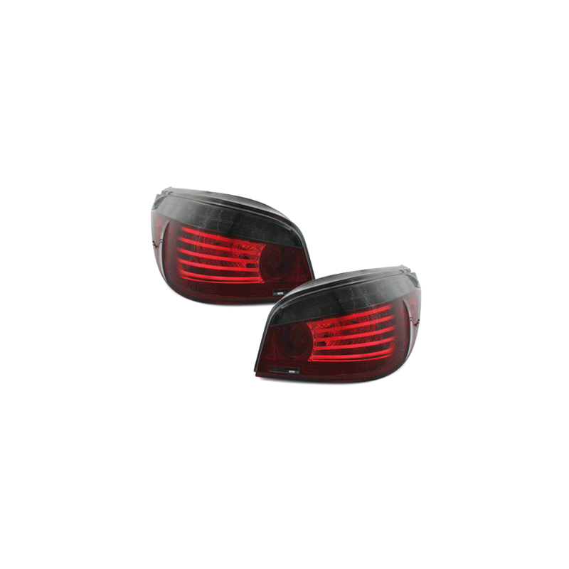 Feux arrière LED BMW E60 04.03-03.07-Rouge/Fumé