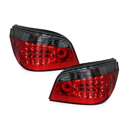 Feux arrière à LED BMW E60 04-07  rouge/Fumé