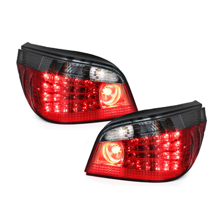 Feux arrière à LED BMW E60 04-07  rouge/Fumé