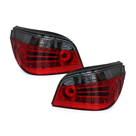 Feux arrière à LED BMW E60 04-07  rouge/Fumé