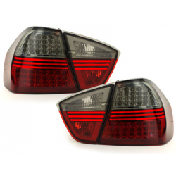 Feux arrière à LED BMW E90 3er Berline  05-09.08 rouge/Fumé