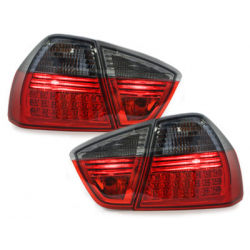 Feux arrière à LED BMW E90 3er Berline  05-09.08 rouge/Fumé