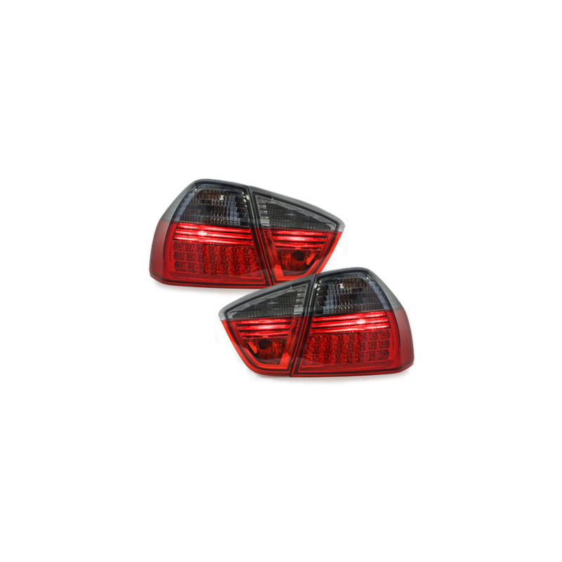 Feux arrière à LED BMW E90 3er Berline  05-09.08 rouge/Fumé