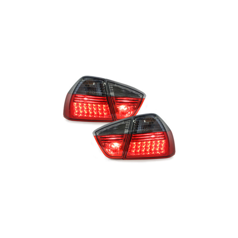 Feux arrière à LED BMW E90 3er Berline  05-09.08 rouge/Fumé