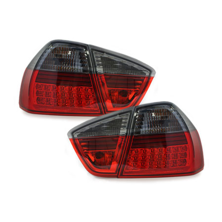 Feux arrière à LED BMW E90 3er Berline  05-09.08 rouge/Fumé