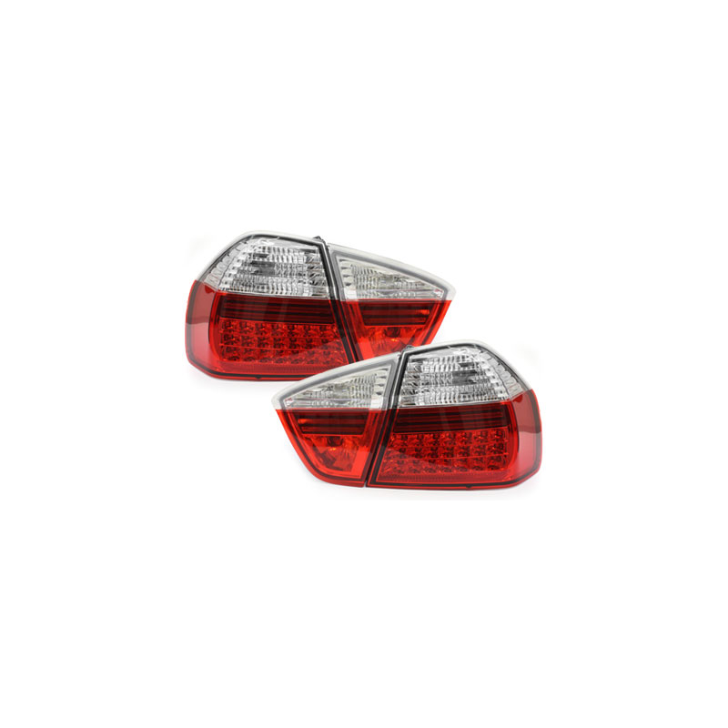 Feux arrière à LED BMW E90 3er Berline  05-09.08 rouge/cristal