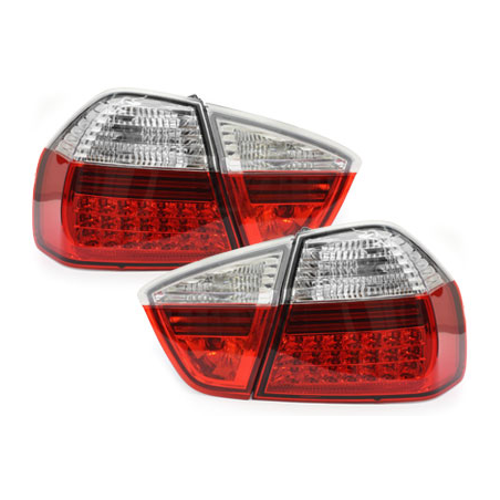 Feux arrière à LED BMW E90 3er Berline  05-09.08 rouge/cristal