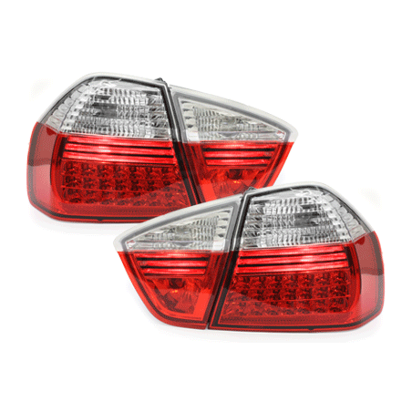 Feux arrière à LED BMW E90 3er Berline  05-09.08 rouge/cristal