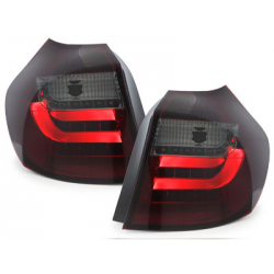 Feux arrière LED BMW 1er E87 07-11-Rouge/Fumé