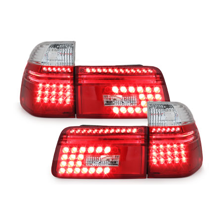 Feux arrière LED BMW E39 Touring 97-04 rouge/cristal