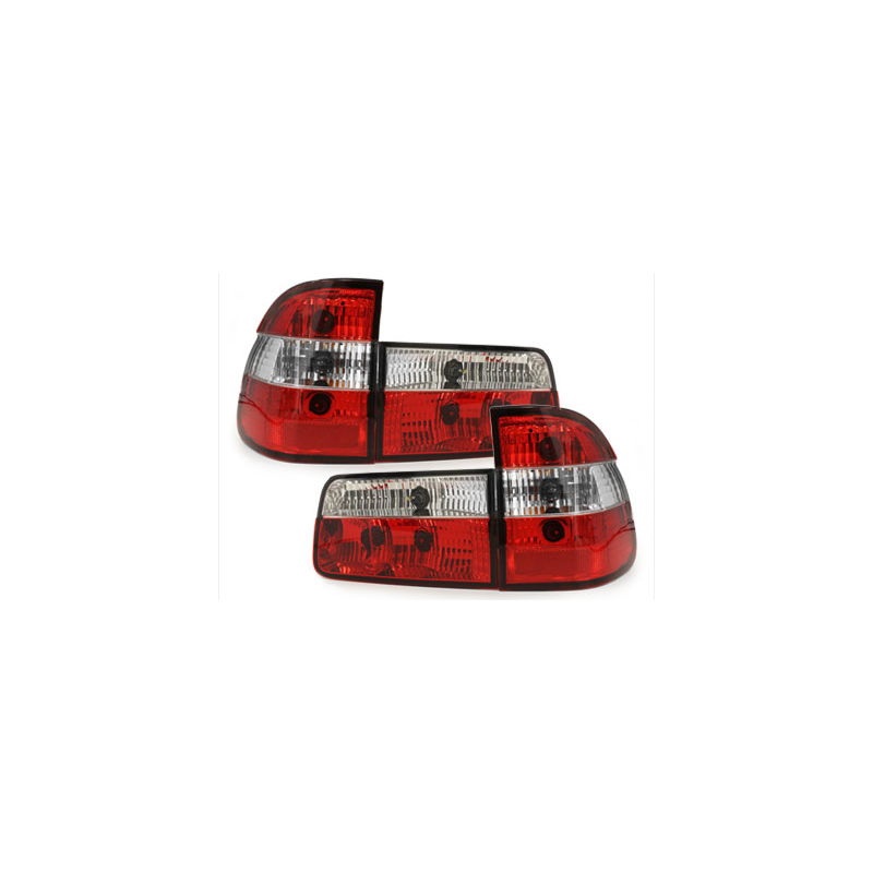 Feux arrière BMW E39 Touring 97-04 rouge/cristal