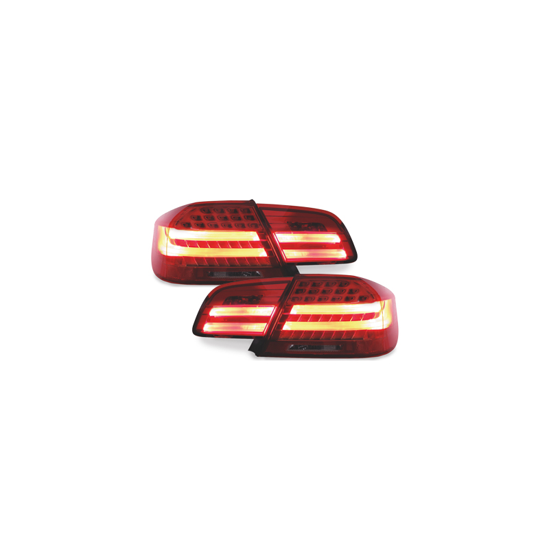 Feux arrière LED BMW E92 Coupé 2D 05-09 - Rouge/Fumé
