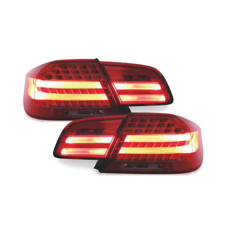 Feux arrière LED BMW E92 Coupé 2D 05-09 - Rouge/Fumé