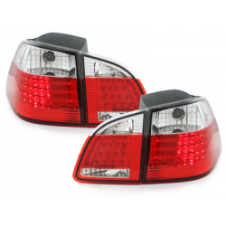 Feux arrière à LED BMW E61 Touring 04-07 rouge/cristal