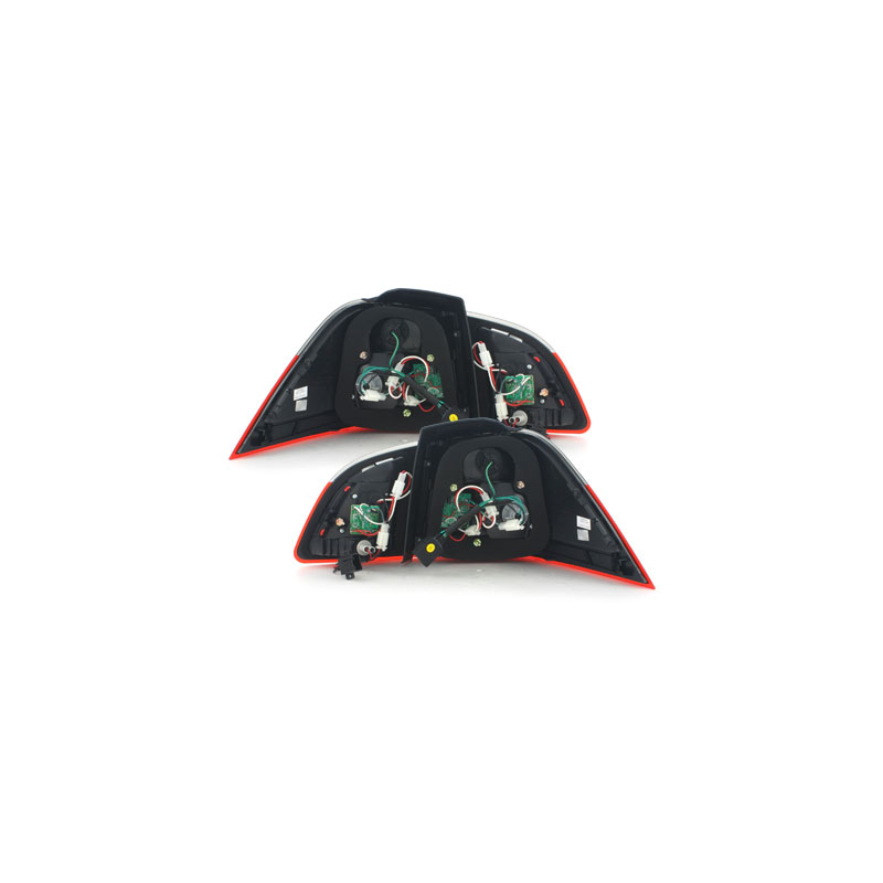 Feux arrière à LED BMW E61 Touring 04-07 rouge/cristal