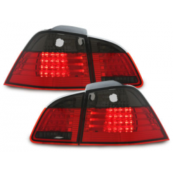 Feux arrière à LED BMW E61 Touring 04-07 rouge/Fumé