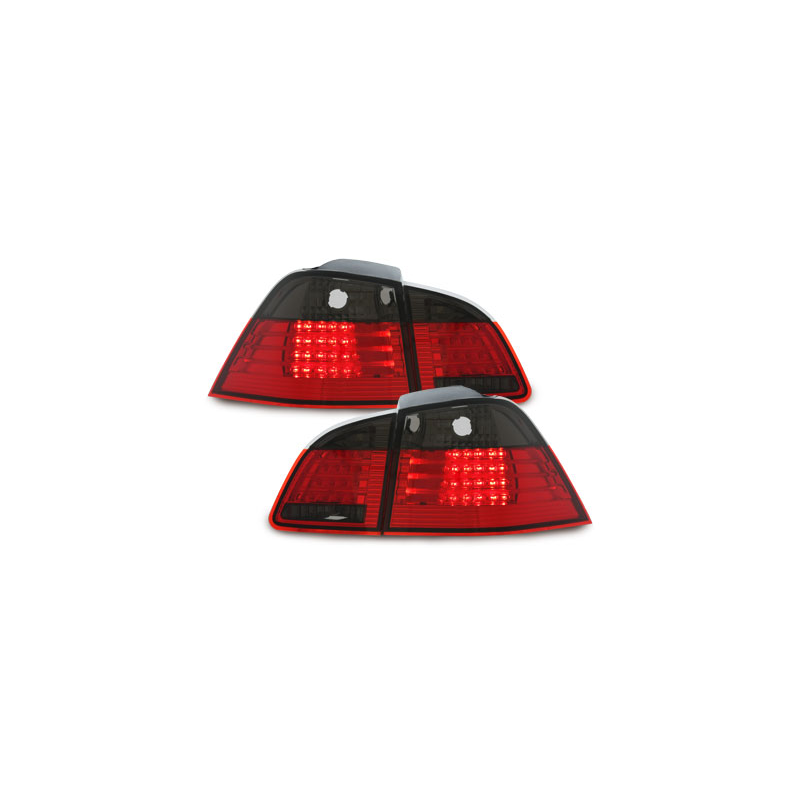 Feux arrière à LED BMW E61 Touring 04-07 rouge/Fumé