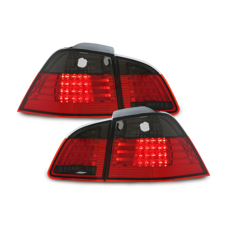 Feux arrière à LED BMW E61 Touring 04-07 rouge/Fumé