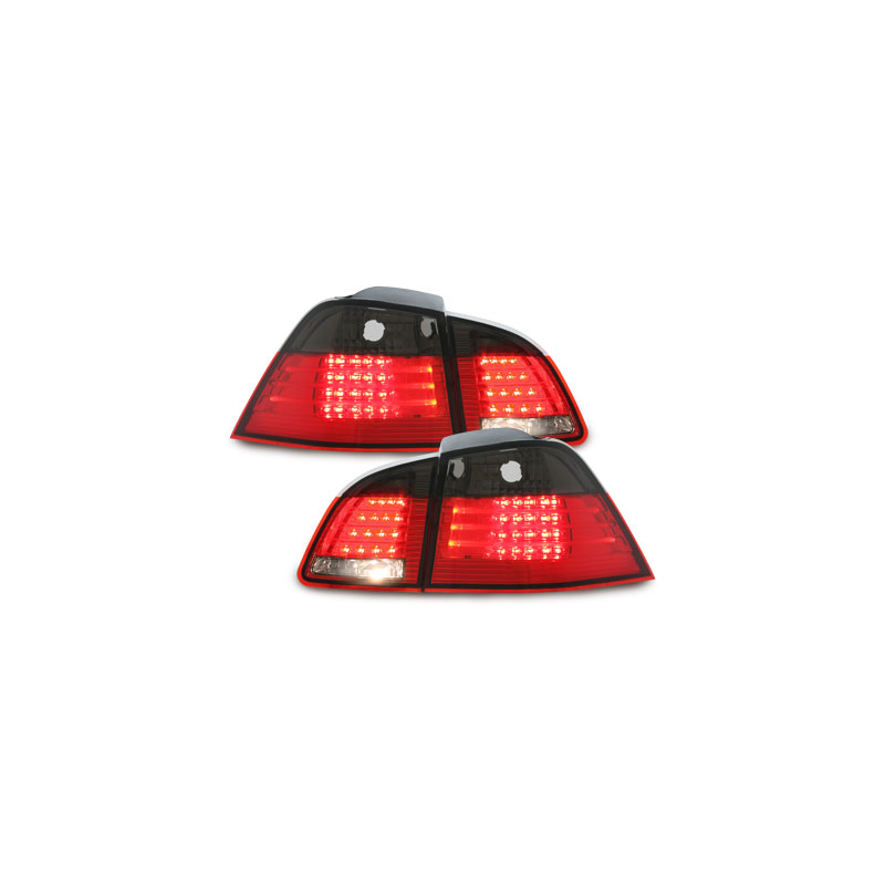 Feux arrière à LED BMW E61 Touring 04-07 rouge/Fumé
