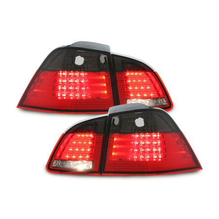 Feux arrière à LED BMW E61 Touring 04-07 rouge/Fumé