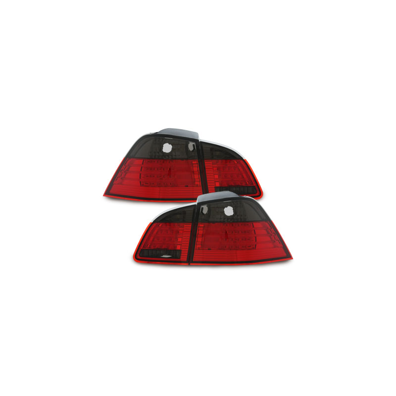 Feux arrière à LED BMW E61 Touring 04-07 rouge/Fumé