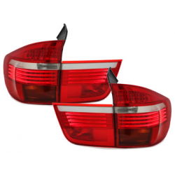 Feux arrière LED BMW X5 E70 06-10-Rouge/Cristal
