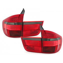 Feux arrière LED BMW X5 E70 06-10-Rouge/Fumé